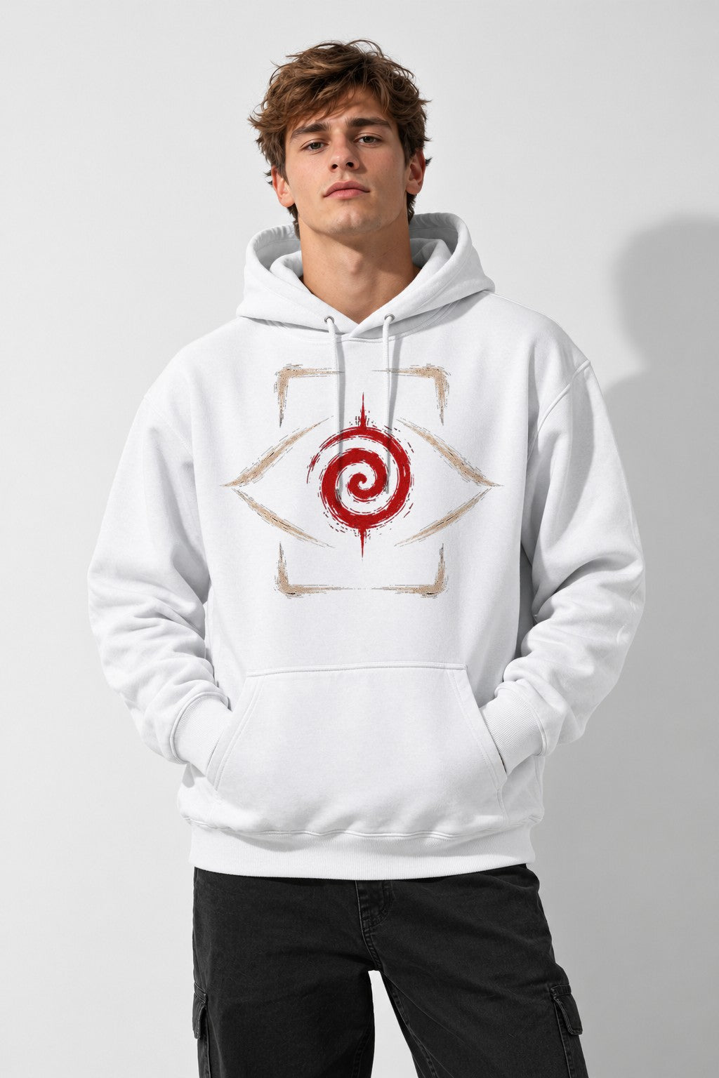 Spiral Eye Target - White