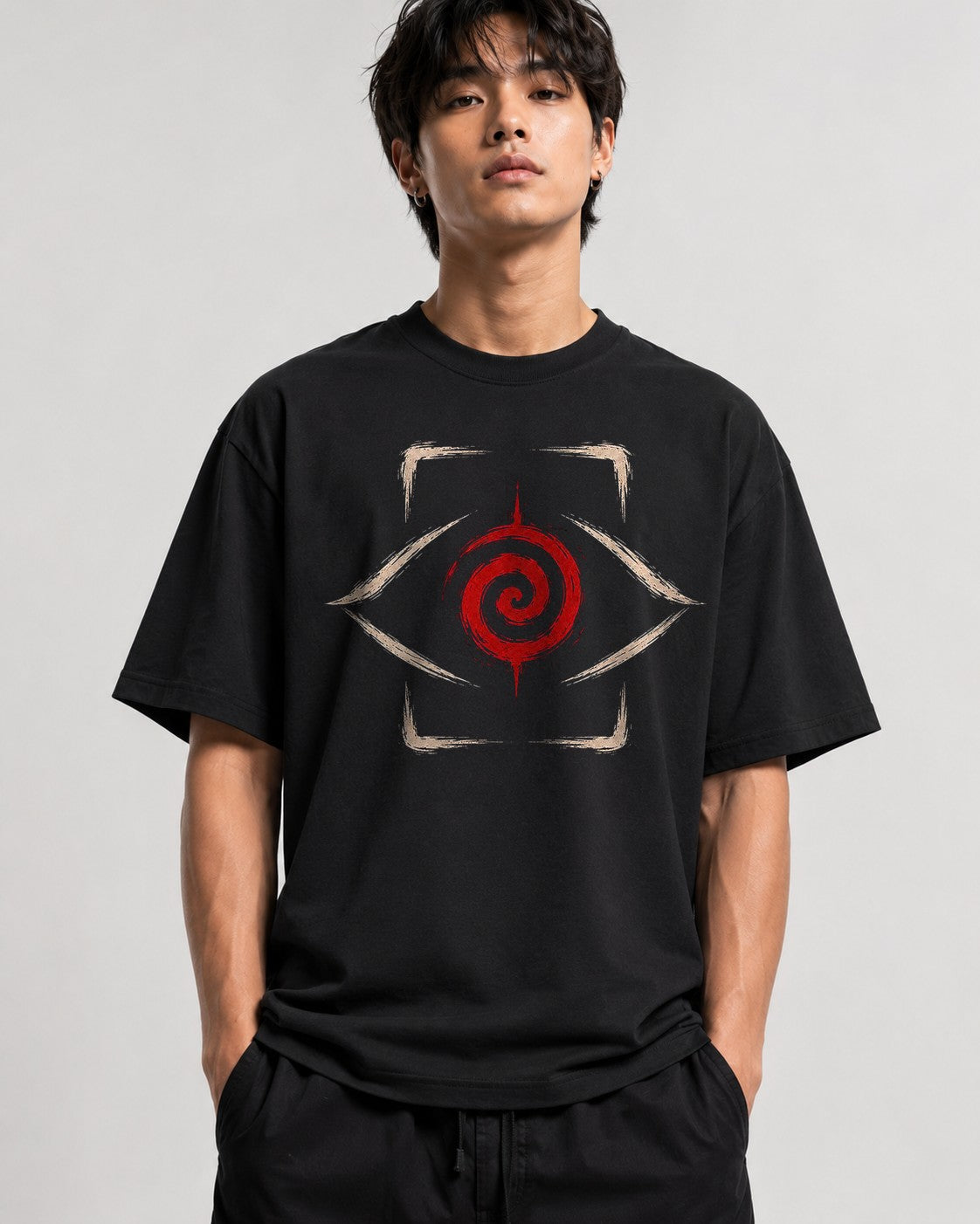 Spiral Eye Target - Black