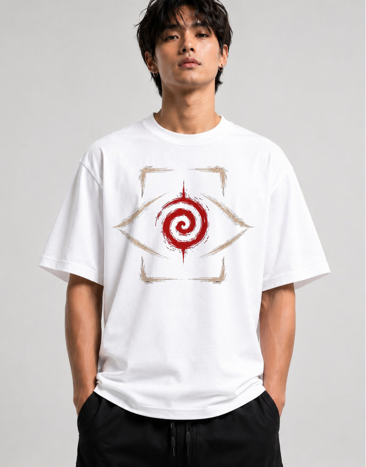 Spiral Eye Target - White