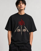 Spiral Flame Pyramid - Black