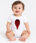 Spiral Target Drip - White