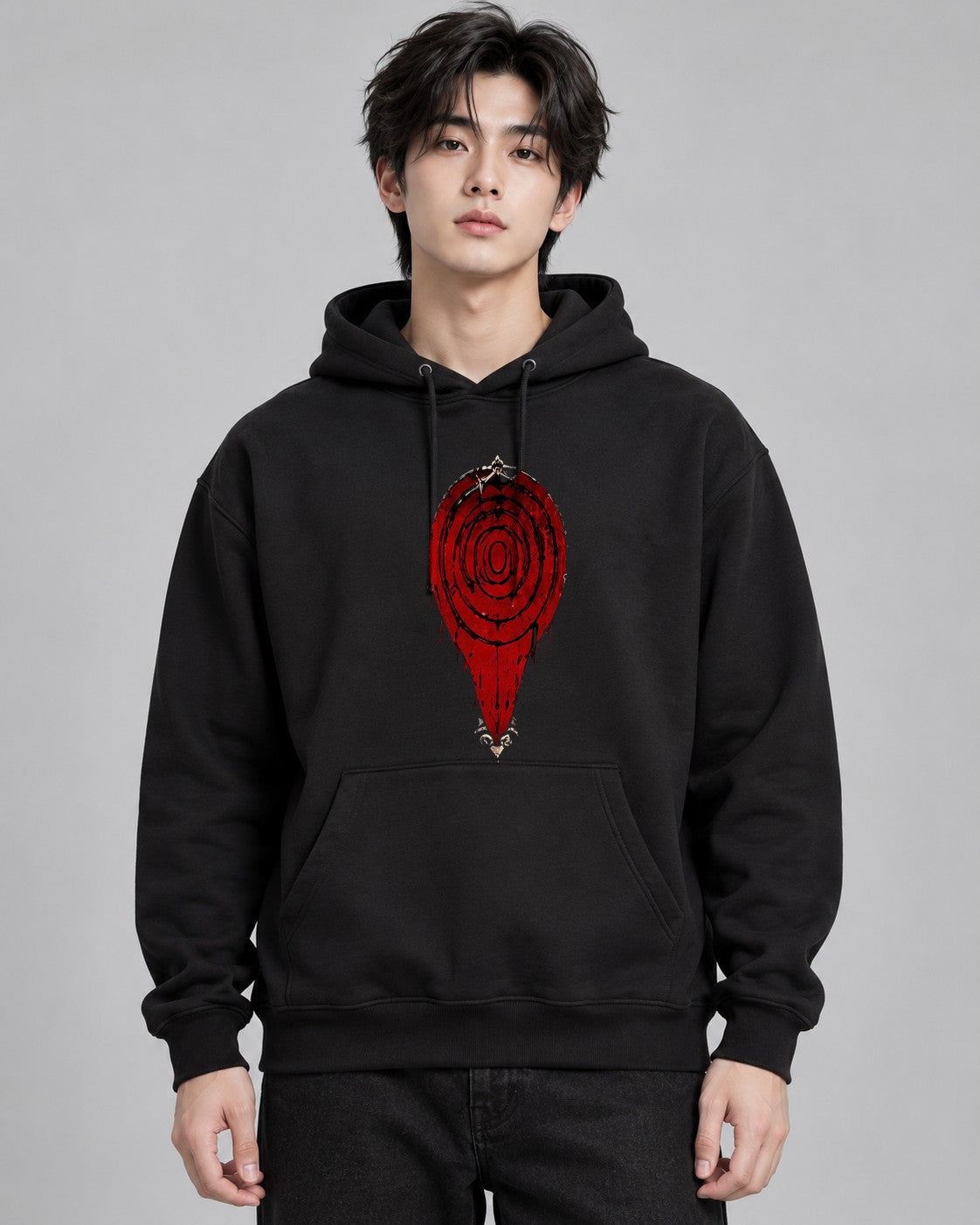 Spiral Target Drip - Black