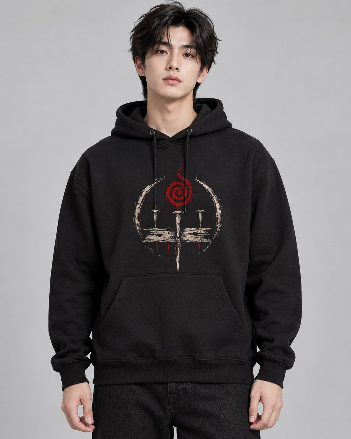 Spiral Temple Gate - Black
