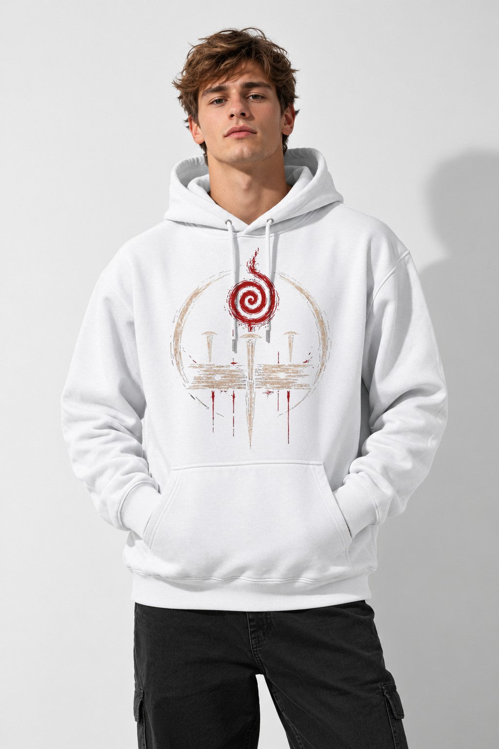 Spiral Temple Gate - White