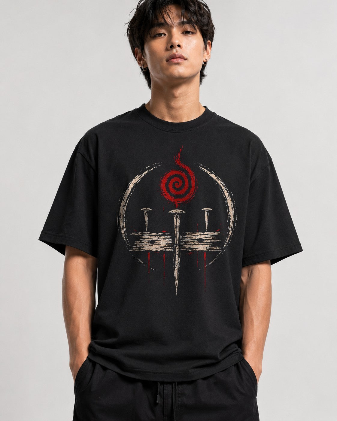 Spiral Temple Gate - Black