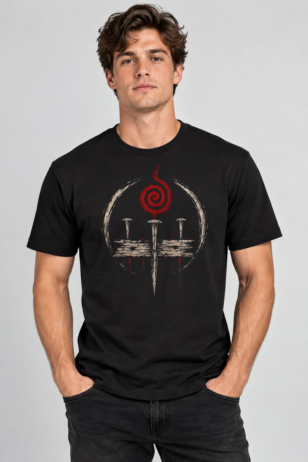 Spiral Temple Gate - Black