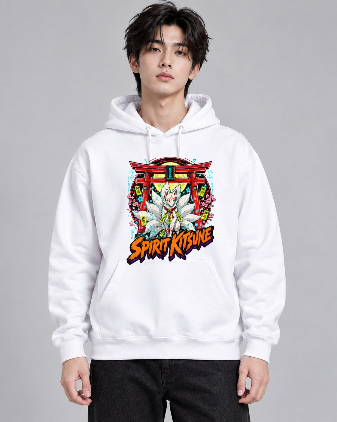 Spirit Kitsune - White