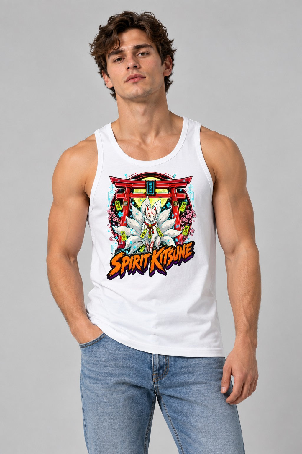 Spirit Kitsune - White