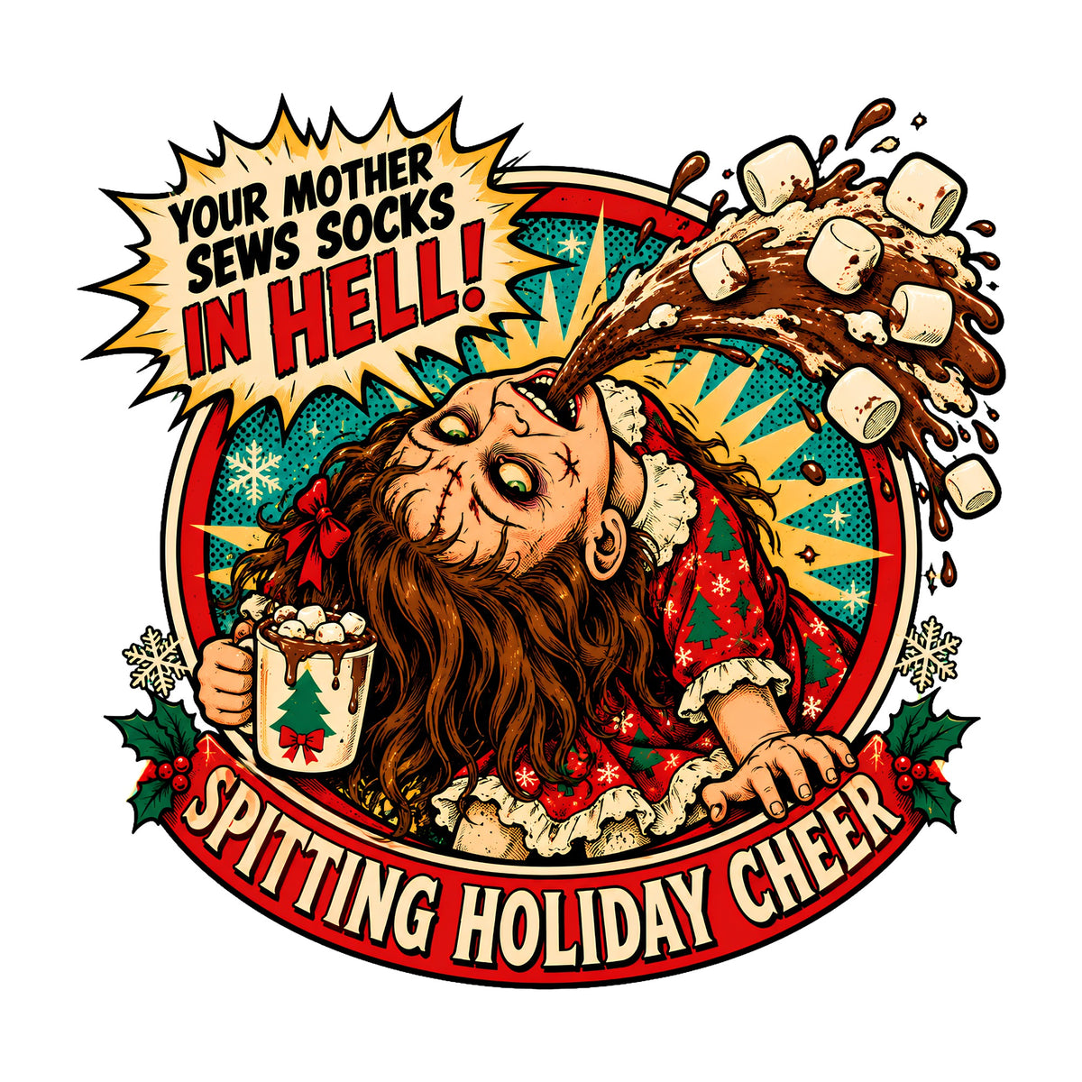 Spitting Holiday Cheer