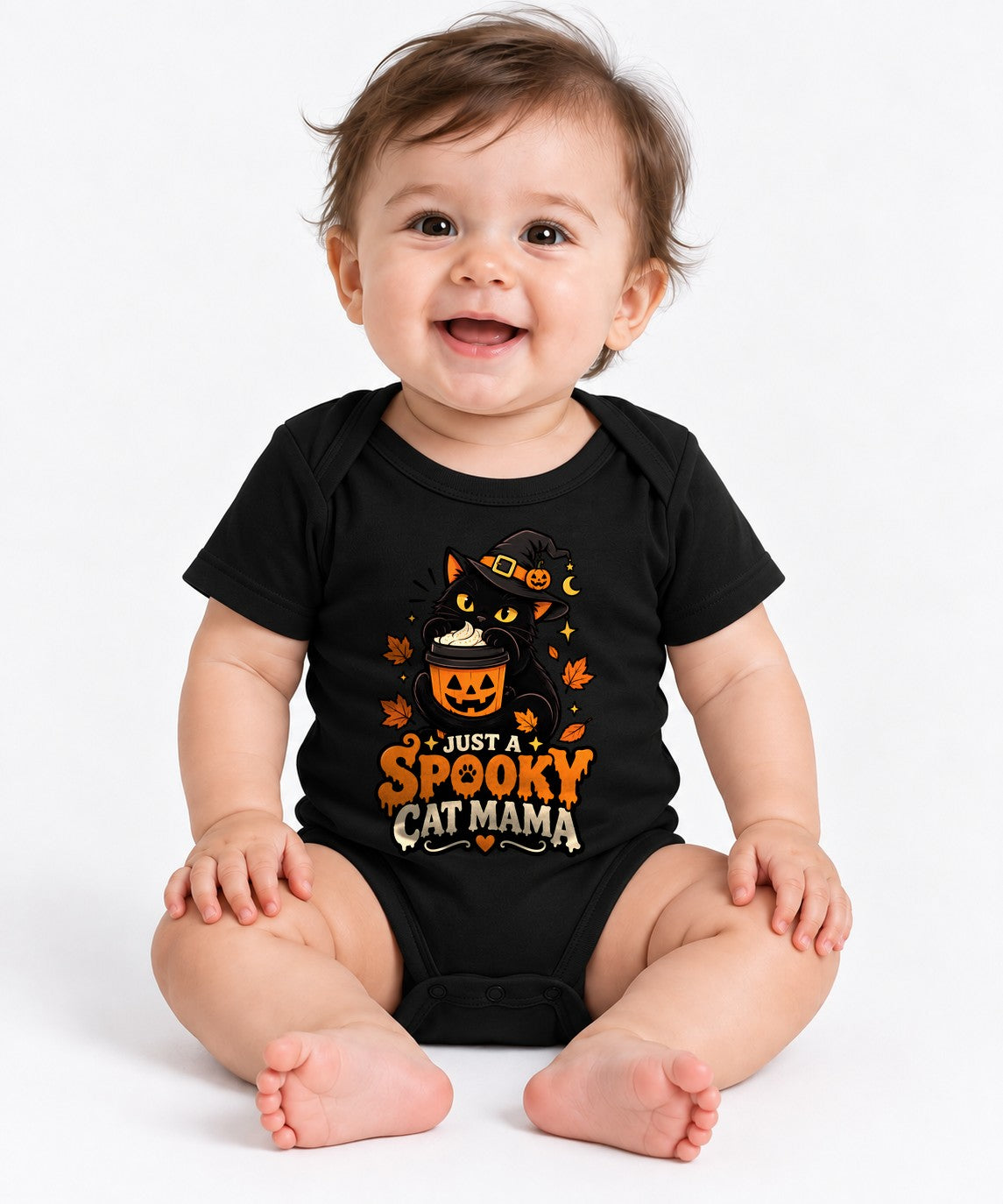 Spooky Cat Mama - Black