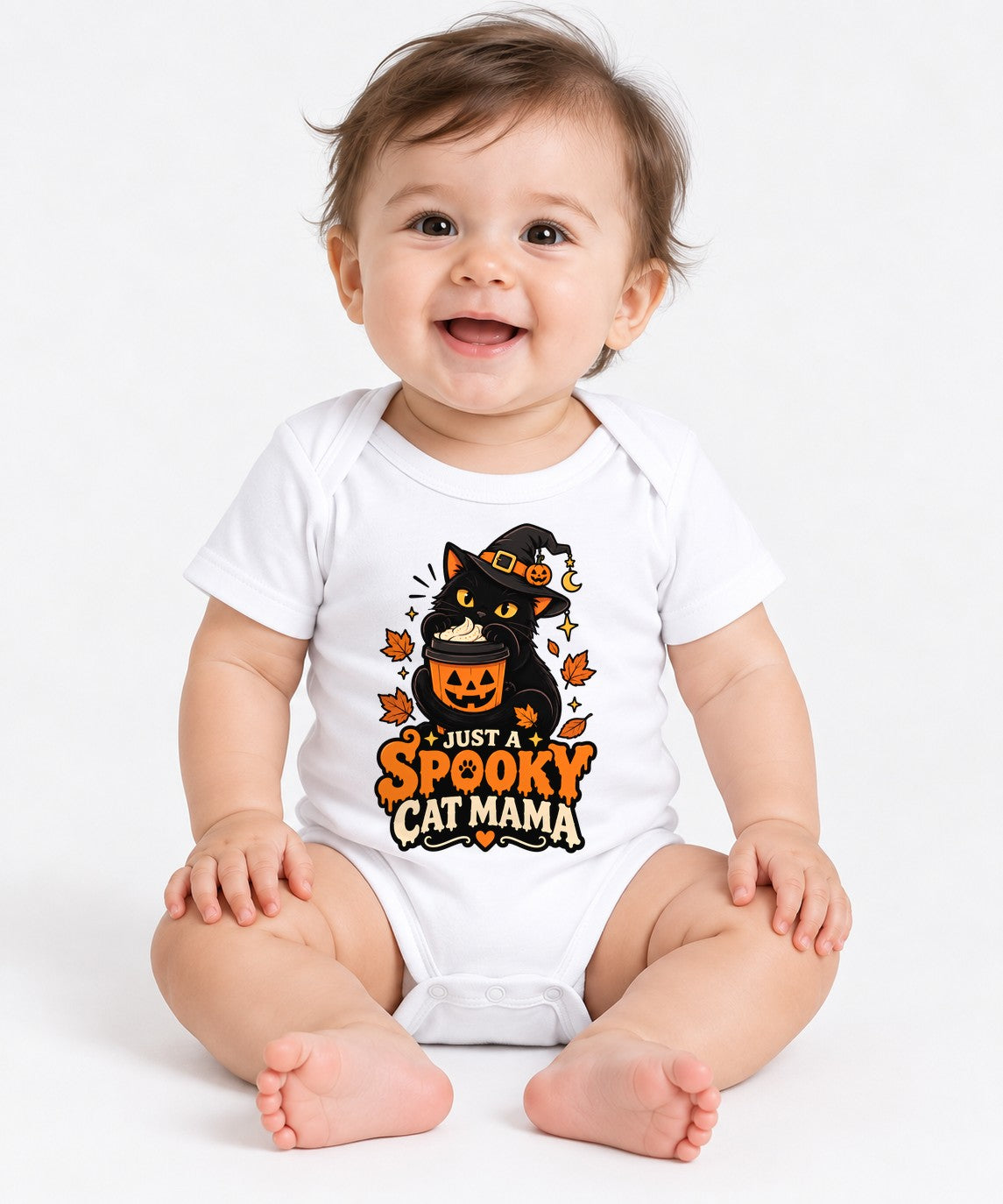 Spooky Cat Mama - White