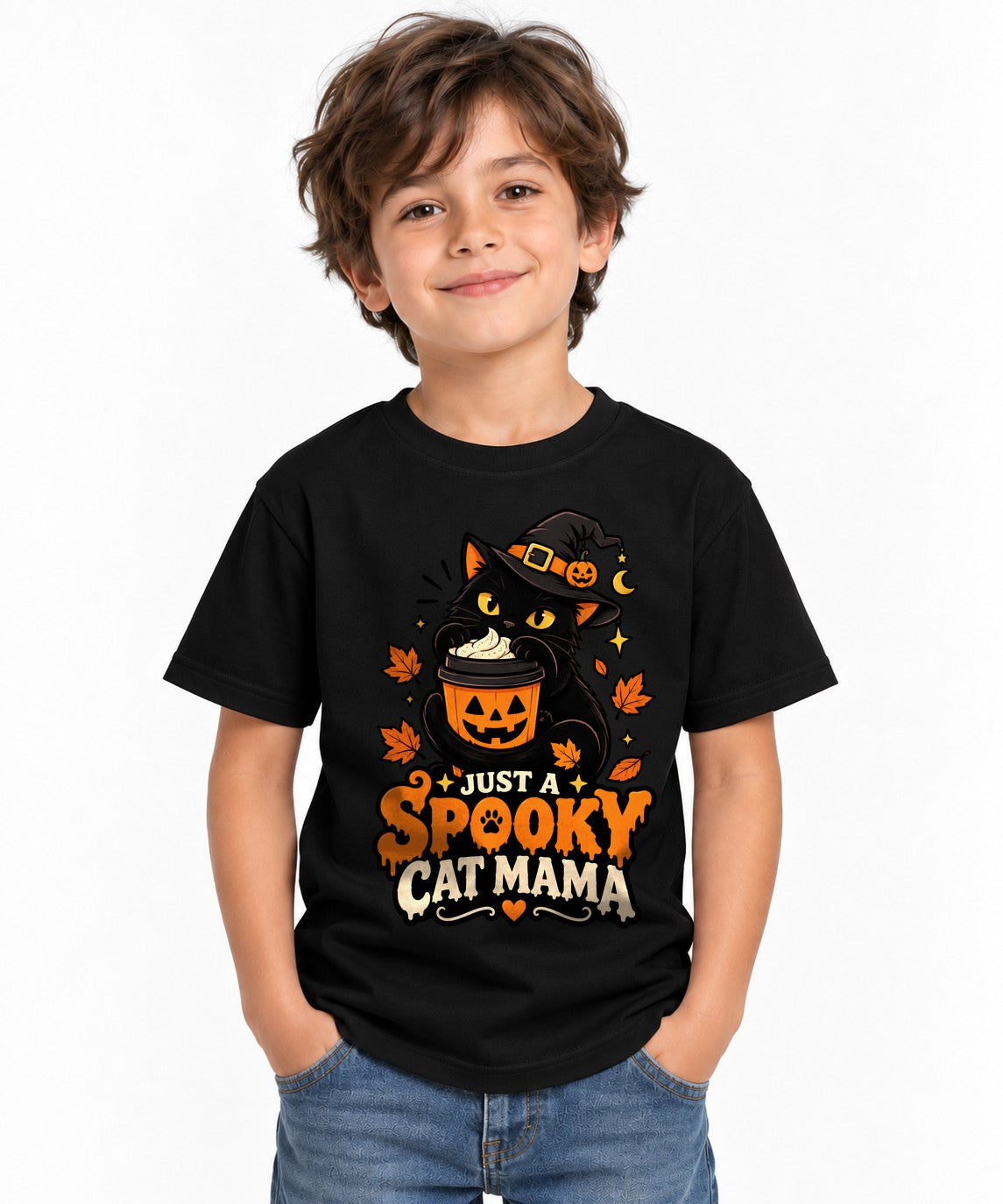 Spooky Cat Mama - Black