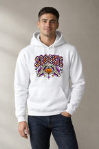 Spooky Checkered Pumpkin - White