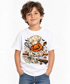Spooky Chef Pumpkin - White