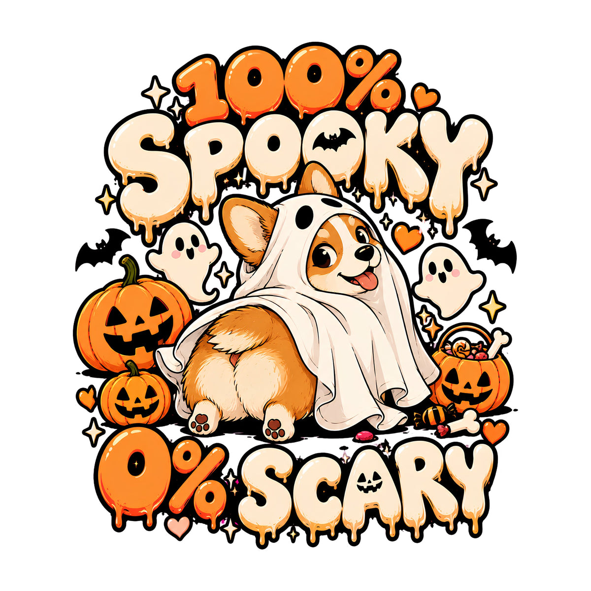 Spooky Corgi Ghost