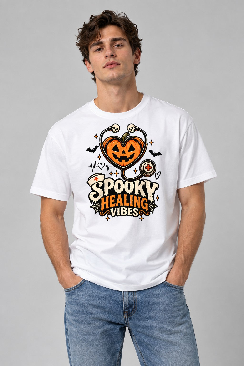 Spooky Healing Vibes - White