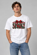 Spooky Holiday Lettering - White