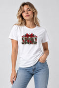 Spooky Holiday Lettering - White