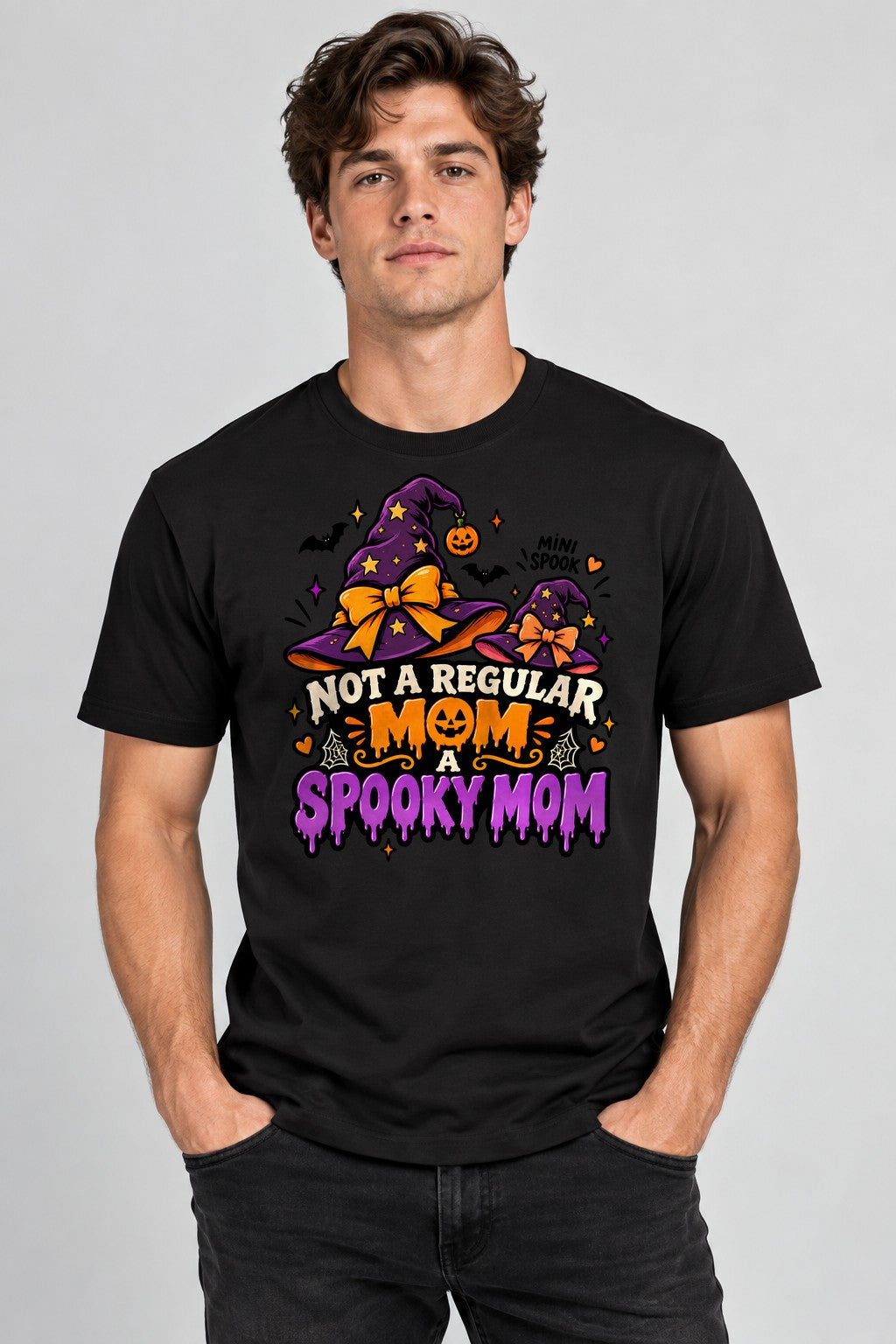 Spooky Mom Halloween - Black