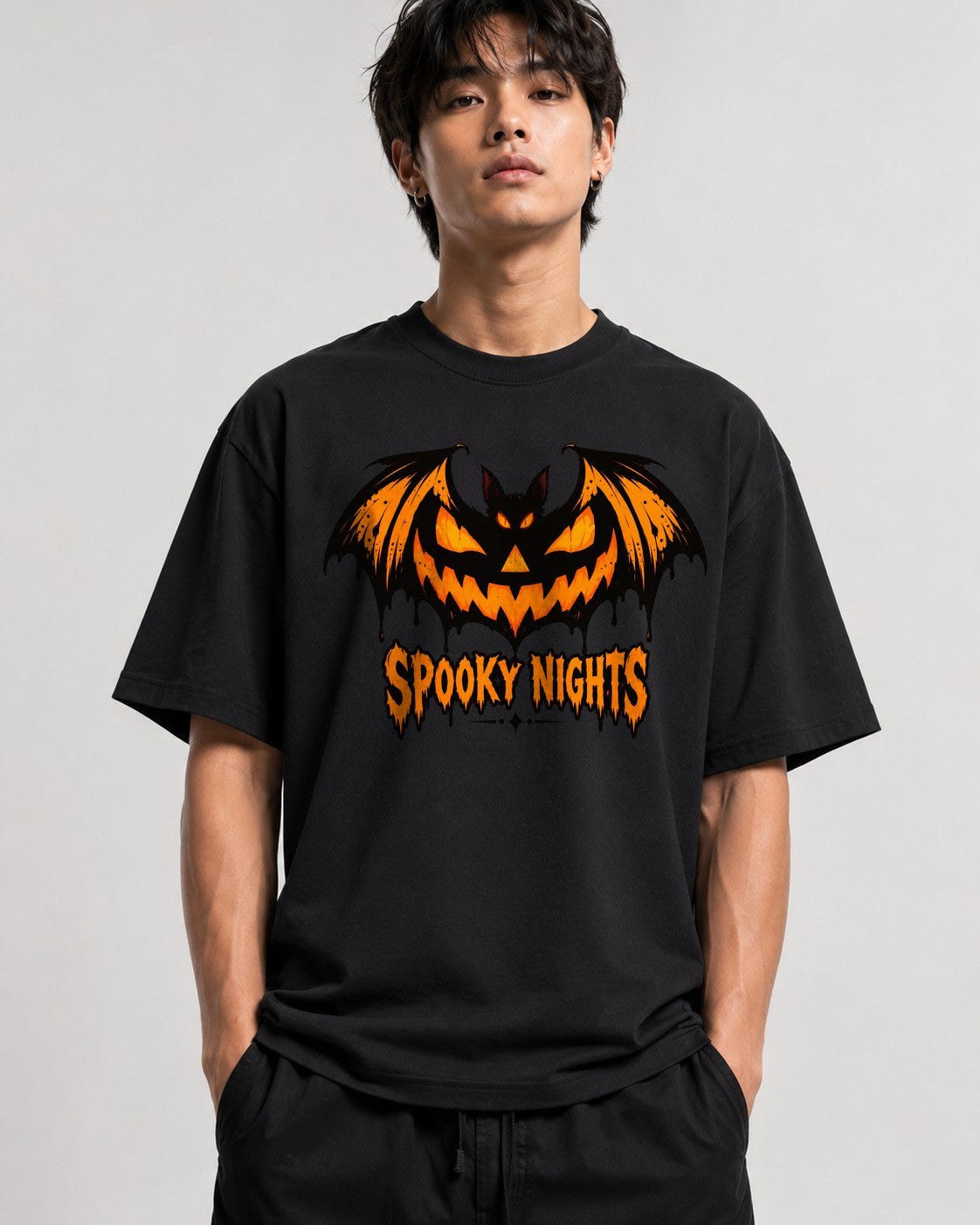Spooky Nights Bat - Black