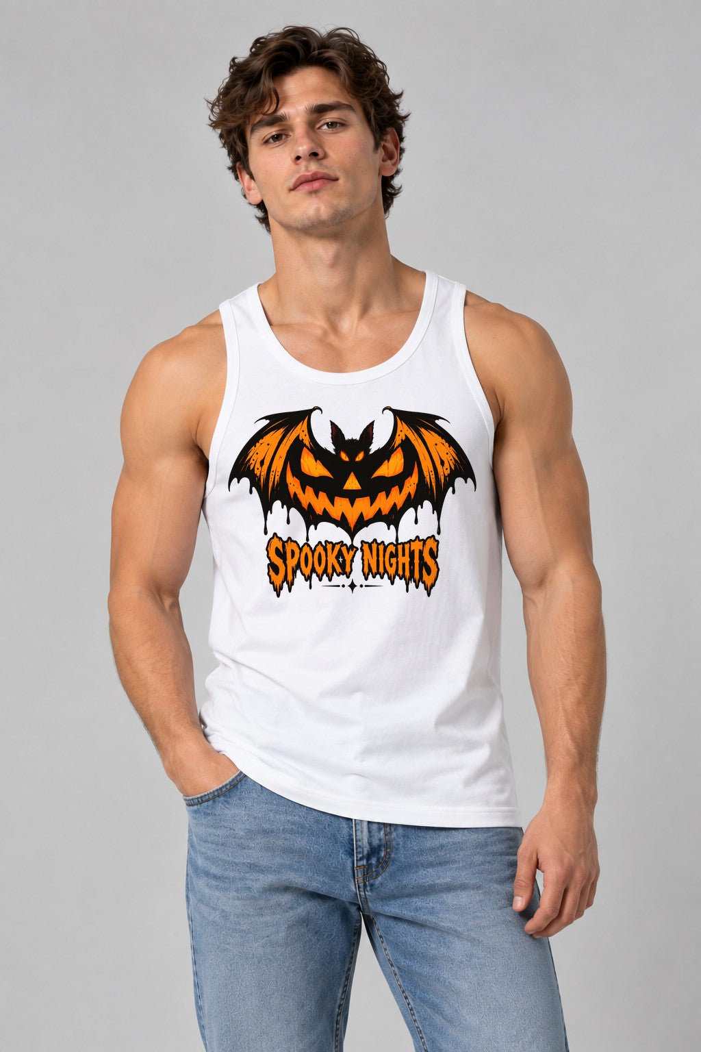 Spooky Nights Bat - White