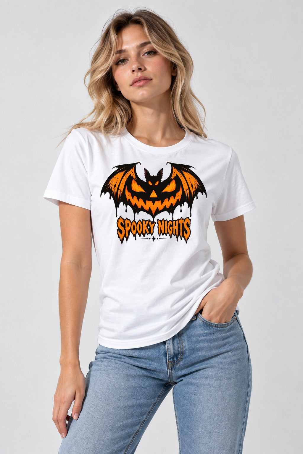 Spooky Nights Bat - White