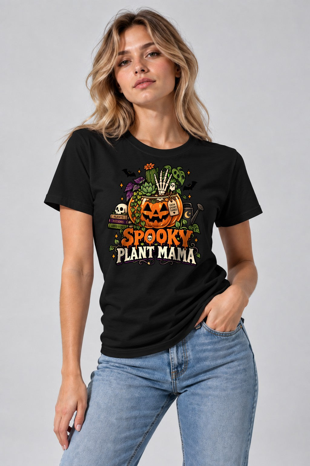 Spooky Plant Mama - Black