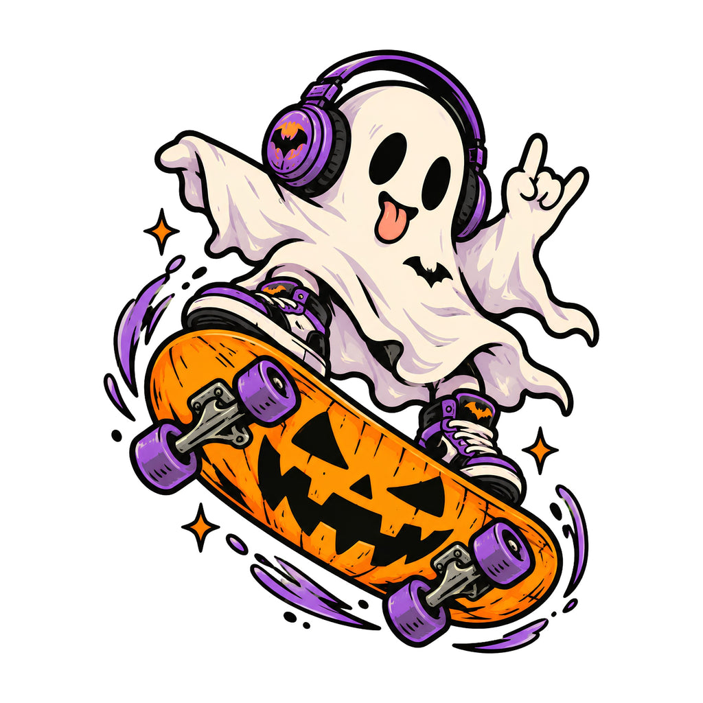 Spooky Skater Ghost
