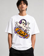 Spooky Skater Ghost - White