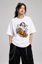 Spooky Skater Ghost - White