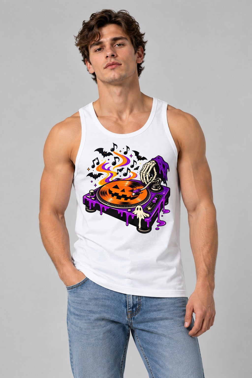 Spooky Spin Master - White