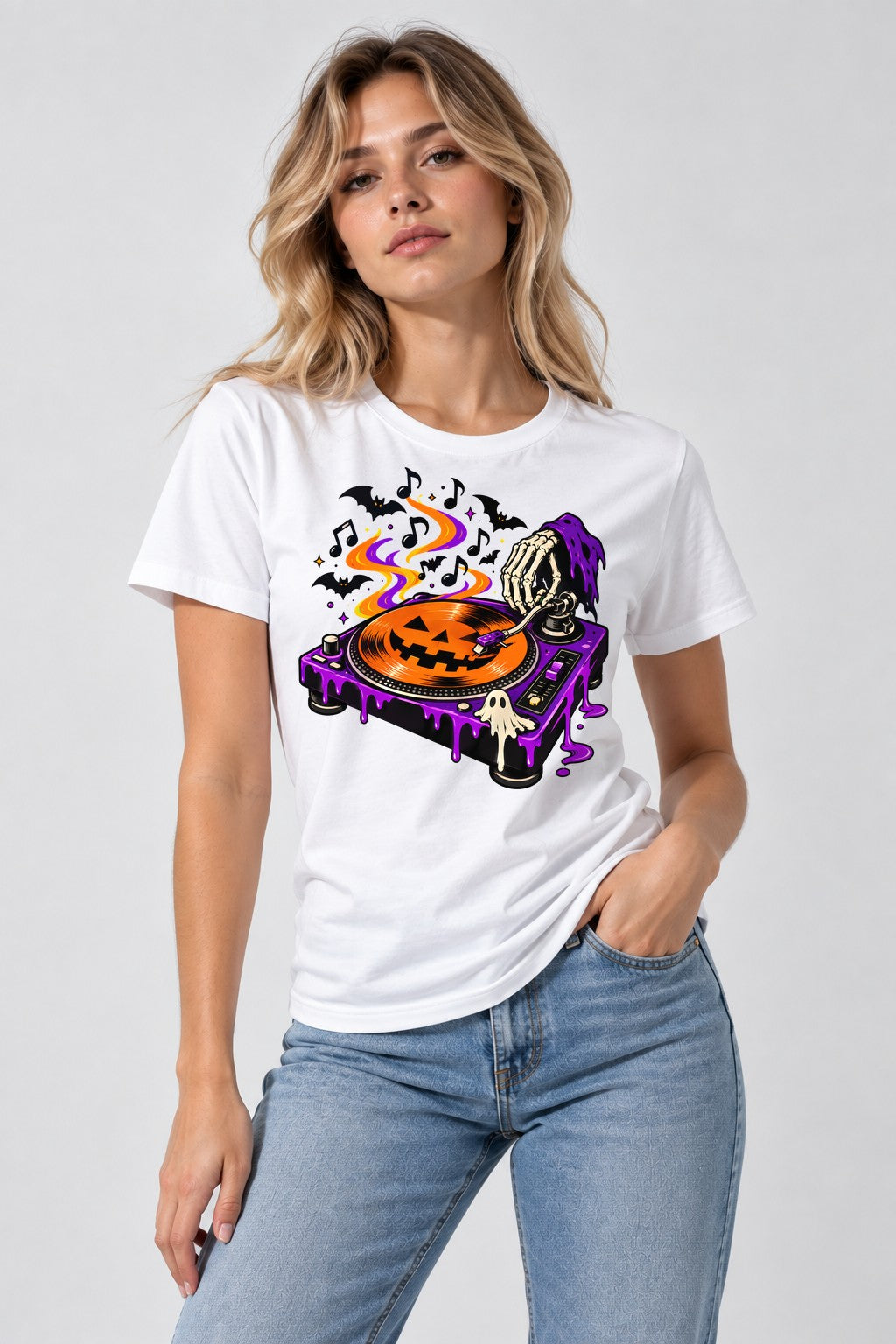 Spooky Spin Master - White