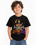 Spooky Zen Skeleton - Black