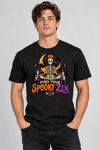Spooky Zen Skeleton - Black