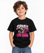 Spray The Town Shiba Graffiti Tee - Street Art Dog Shirt - Black
