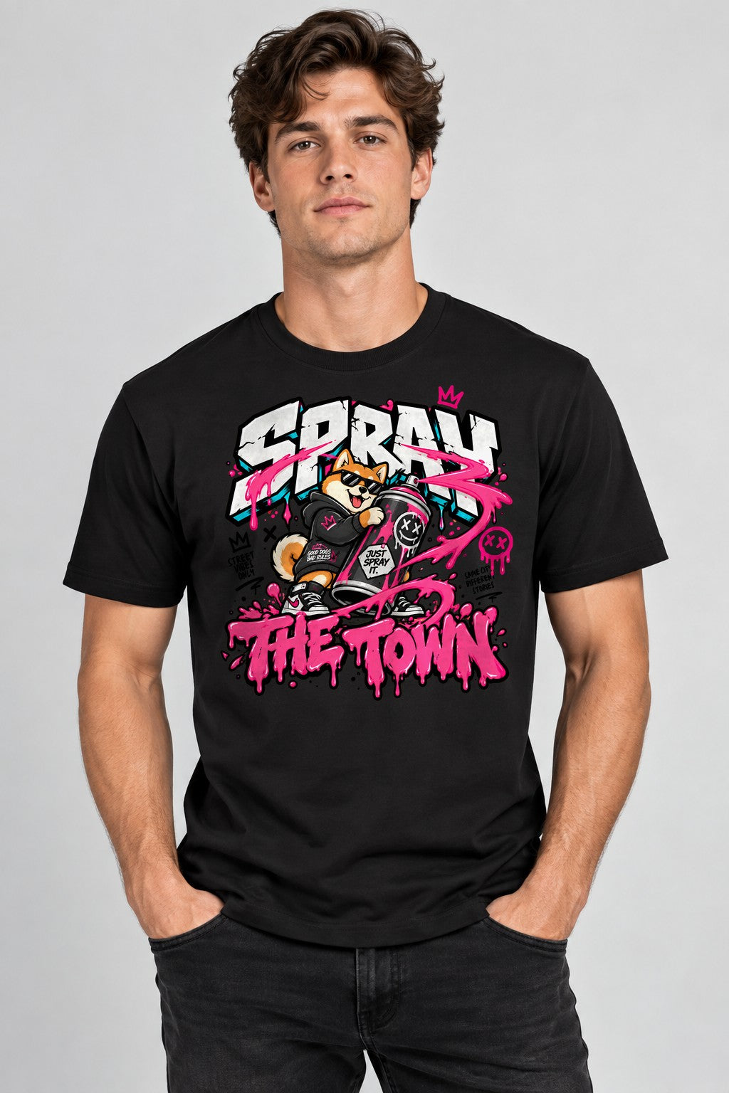 Spray The Town - Black