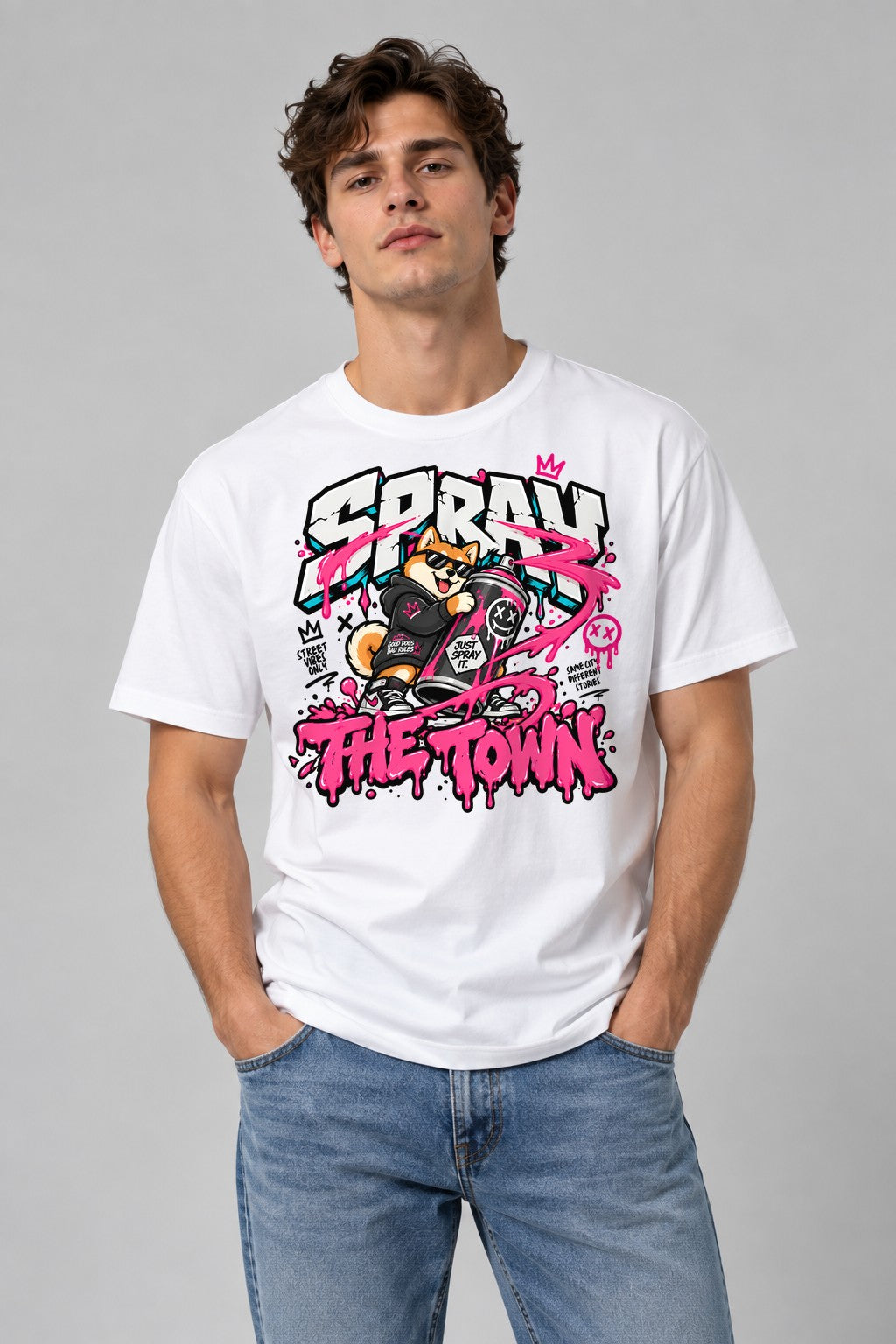 Spray The Town - White