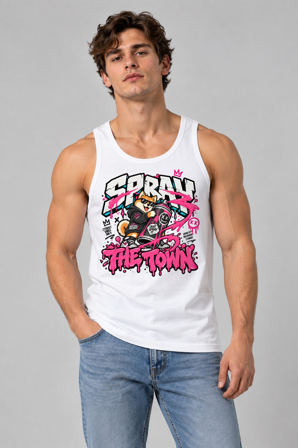 Spray The Town - White