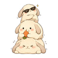 Stacked Bunnies Tower