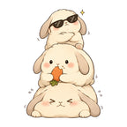 Stacked Bunnies Tower