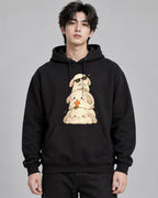 Stacked Bunnies Tower - Black