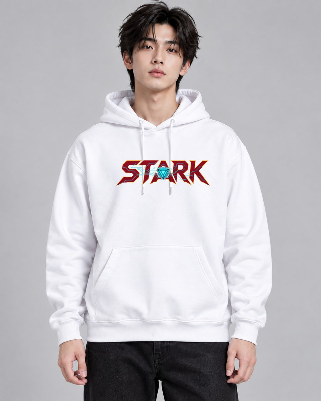 Stark Tech Logo - White