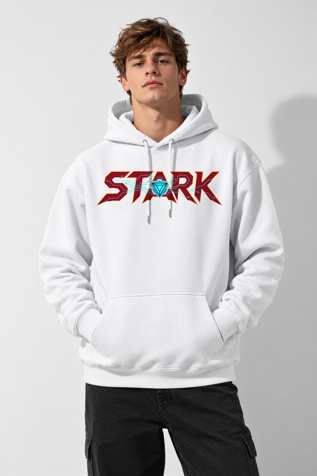 Stark Tech Logo - White