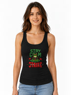 Stay Calm Strike Samurai Frog Tee - Zen Warrior Graphic Shirt - Black