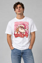 Stay Jolly Santa - White