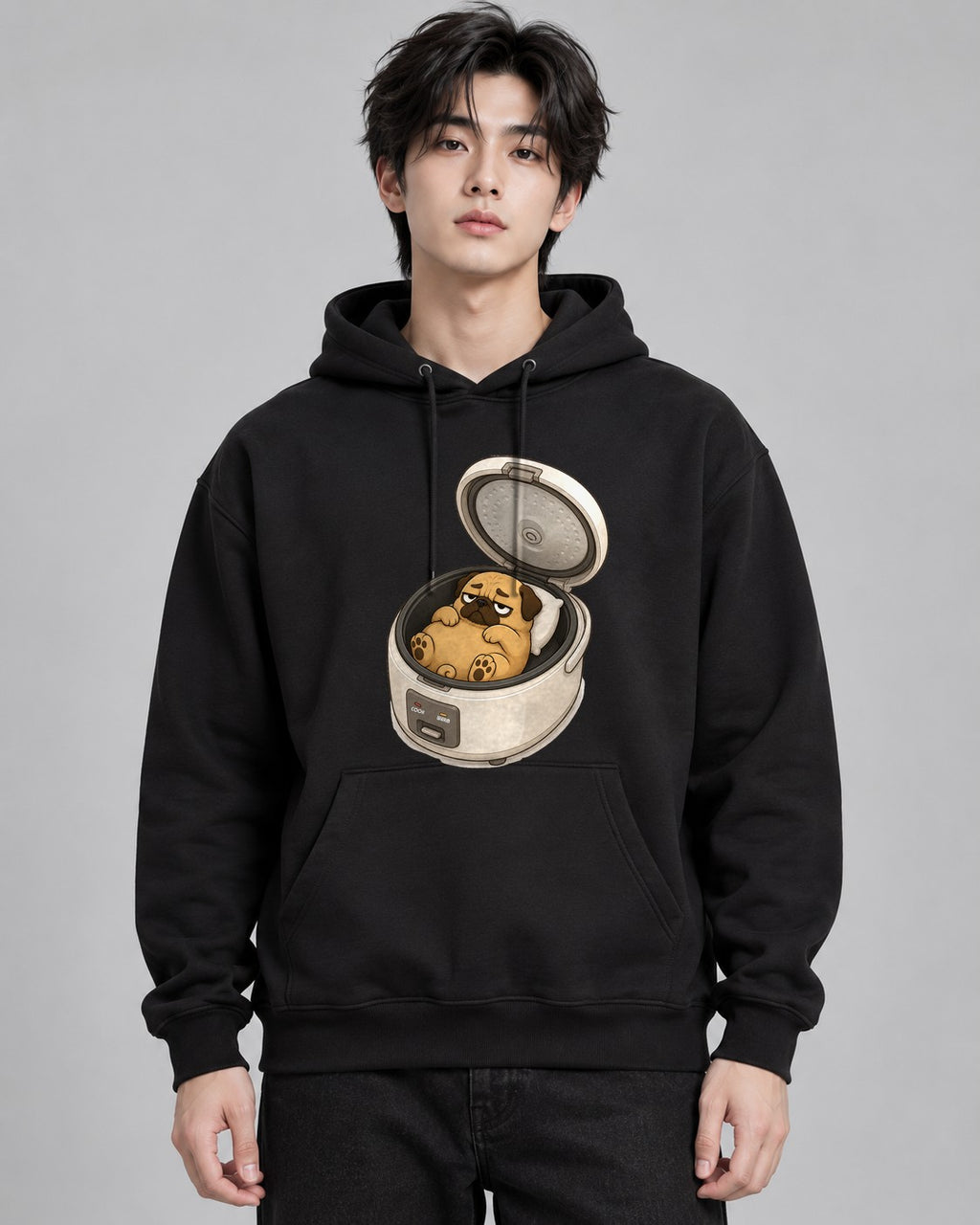 Stay Warm Rice Cooker Funny Lazy Sle - Black