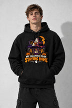 Staying Home Halloween - Black