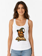 Steampunk Witch Owl - White