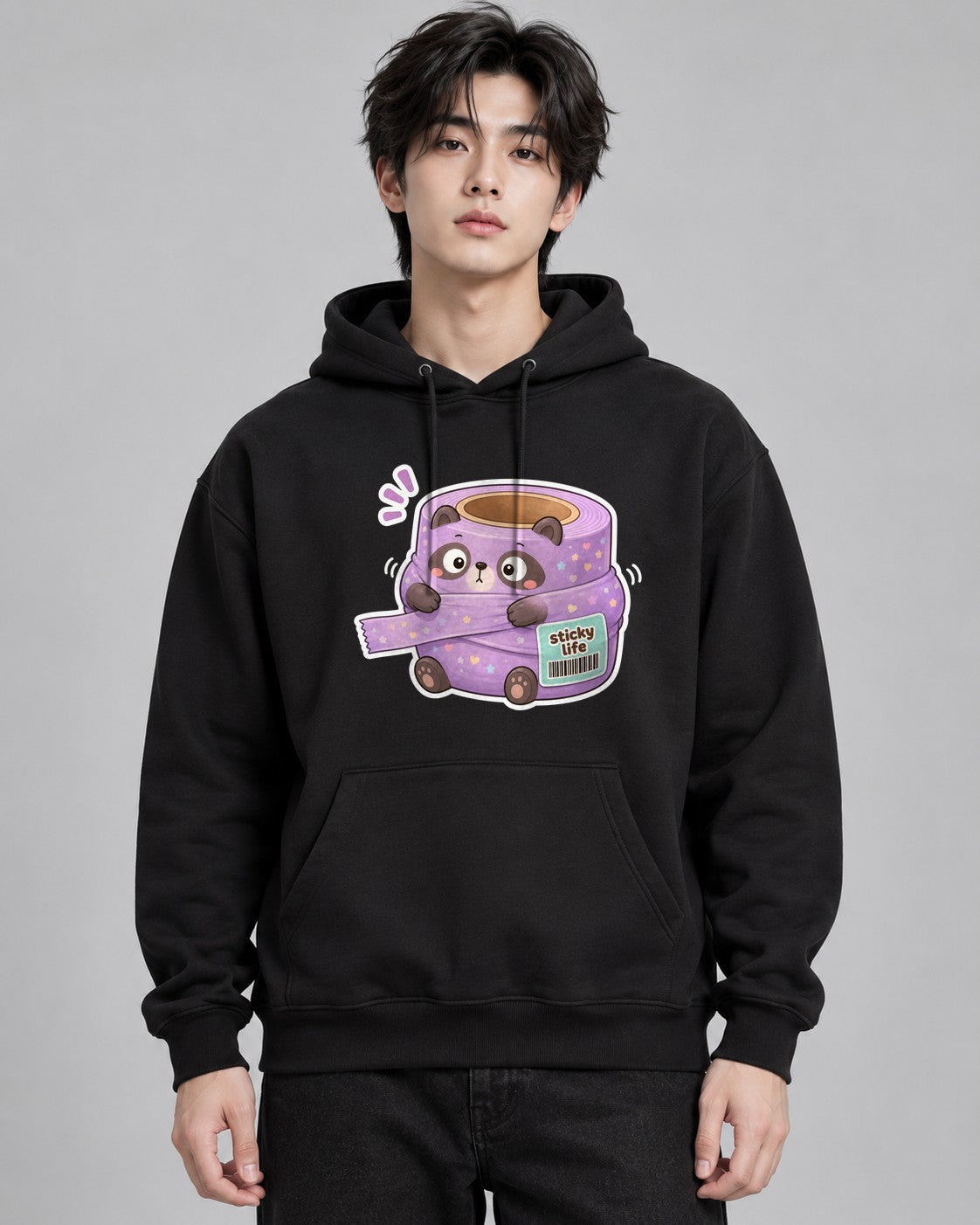 Sticky Life Panda - Black