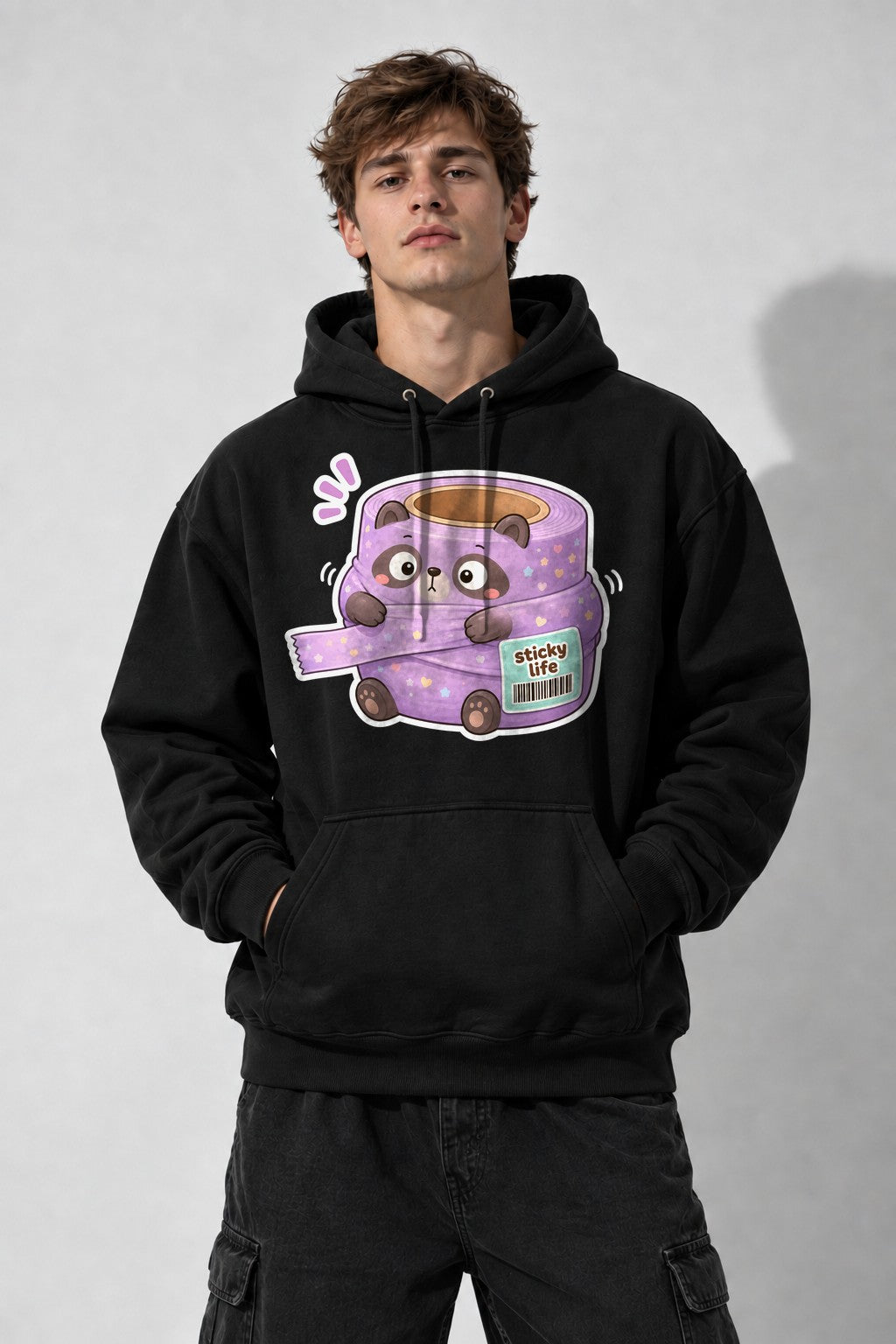 Sticky Life Panda - Black